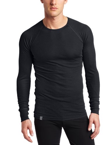 Ibex Men's Woolies Crewneck,Black,Medium On Sale