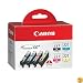 Canon 2946B004 CLI-221 4 Color Value Pack (Black/Cyan/Magenta/Yellow)