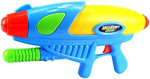 Futuristic Splasher 18" Single Nozzle Pump Toy Water Gun, Super Blaster Soaker (Colors May Vary)