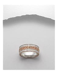 CZ Ring In 92.5 Sterling Silver