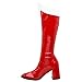 Funtasma by Pleaser Women's Halloween GOGO-305,Red/White Stretch Patent,6 M