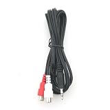3.5mm to Stereo-RCA Female Cable - 6 ft.