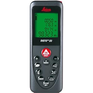 Click here to buy Leica DISTO D3 Multi-function Laser Distance Meter.