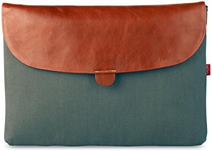 Toffee Oxford Envelope Sleeve for Apple Macbook Retina - Pro - Air 13.3 inch and most similar sized Laptops Chromebooks and Ultrabooks (Green)
