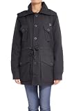Diesel Womens Lined Coat In Wool Gruca