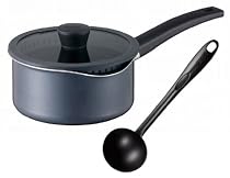 Amazon.co.jp限定【T-falスペシャルセット】 アマラル ティアラ ソースパン 18cm C25323 レードル付き