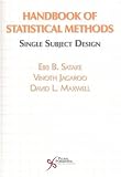 : Handbook of Statistical Methods: Single Subject Design