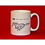 FORD MUSTANG LOGO MUG by OPUS HOC MUGS (MOTORING)
