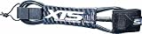 6ft HIGH QUALITY XTS Surfboard Leash. Double Brass Swivels. Military Graded Velcro. 8mm Cord