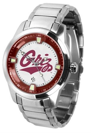 Montana Grizzlies NCAA Mens Titan Steel Watch Montana Grizzlies NCAA Mens Titan Steel Watch
