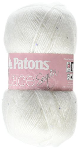 Patons Lace Sequin Yarn, Crystal
