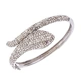 Pave Snake Bangle Bracelet