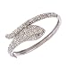 Pave Snake Bangle Bracelet