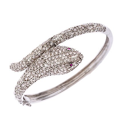 Childrens Toyshop  Jewelry : Pave Snake Bangle Bracelet