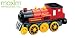 MAXIM WOODEN TRAIN RED MOTORIZED ENGINE