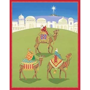Three Wisemen on Camels Boxed Christmas Cards