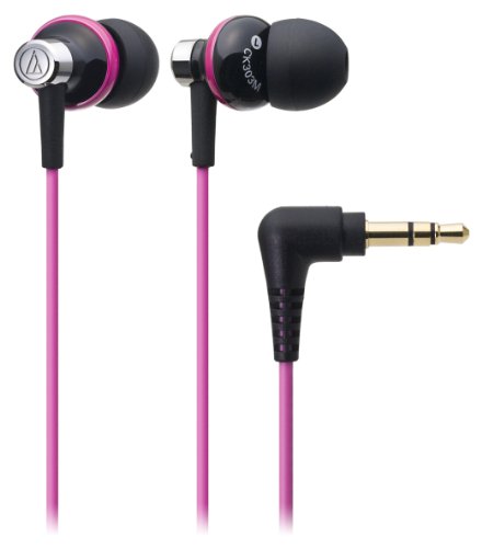 audio-technica ダイナミック型インナーイヤーヘッドホン ブラックピンク ATH-CK303M BPK