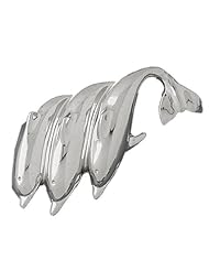 Clevereves 14K White Gold Pendant Dolphins 12.3 - Gram(s)