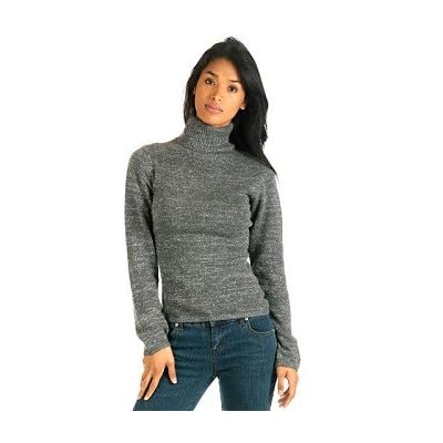 Turtleneck Sweater w/ Glitter Threads
