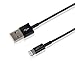 KabelDirekt – (1 Foot) Ultraslim Certified Lightning Cable (Sync and Charge) for Apple Devices (iPhone 5, iPhone 6, iPads of The Newest Generation etc.) Black – Top Series
