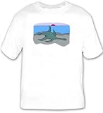 T-shirt with dinosaur, plesiosaur, prehistoric, animal