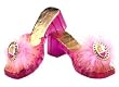 Girls Deluxe Aurora Jelly Costume Shoes