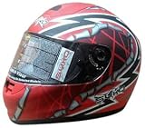 Syko Red Large Sport Full Face Helmet