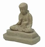 Emsco Group 2220 Poly Buddha Statue Sand 25-Inch