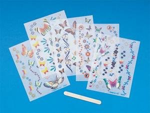 Butterfly Rub-On Decor (Pack of 12)
