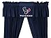 Houston Texans Window Treatments Valance and Drapes