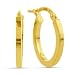 14k Yellow Gold Hoop Earrings