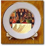 Vintage Halloween Jack oLanterns and Ghost - 8 Inch Porcelain Plate