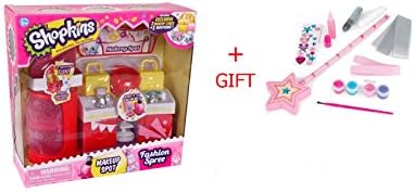 Shopkins Kids Make Up Spot Mid Price &amp; DYO Princess Wand Playset
