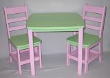 Lipper Child's Square Table Set with 2 Chairs