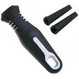 Nicholson Ergonomic Rubber File Handle with Inserts, 4-1/2" Length (Pack of 1)
