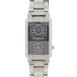 Pugster Mens Black Dual Summer Fashion Jewelry Watch