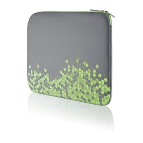 Click here to buy Belkin 15.4-Inch Neoprene Pixilated Sleeve (Dark Gray Green) by Belkin.