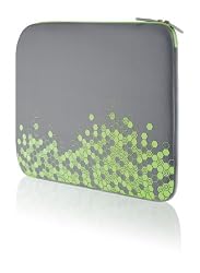 Belkin 15.4-Inch Neoprene Pixilated Sleeve (Dark Gray/Green)