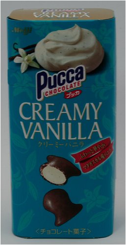 Meiji Pucca Chocolate Filled with Creamy Vanilla by Meiji