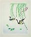 Ducks Wading by Willow - Chinese Woven Wheat Stalk Picture, Hand Crafted