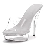 Ellie Shoes Women's 509 VANITY, 5 Inch Stiletto Heel Mule, Available in 3 Colors