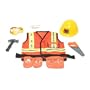 Melissa & Doug Construction Worker Costume Deluxe Role Play Set