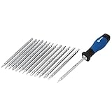 uxcell　デュアルファンクションドライバーセット　ブラック　ブルー　ハンドツール　28点セット