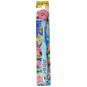 【クリックで詳細表示】ライオン こどもハブラシ 6-12才用 星のカービィ(ふつう)： ヘルス＆ビューティー