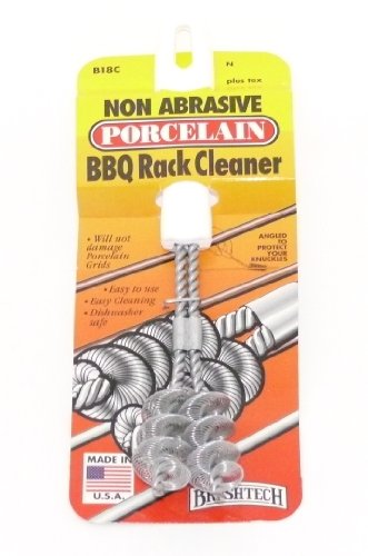 Brushtech Non-Abrasive Porcelain BBQ Rack Cleaner  B18C