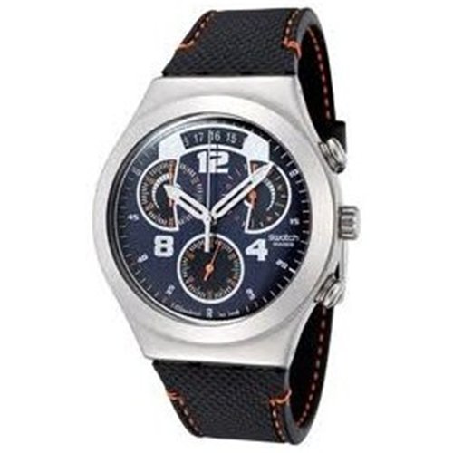 Swatch Men's YCS514 QUARTZ CHRONOGRAPH BLACK DIAL Watch