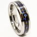 Blue Chip Unlimited - Unisex 6mm Tungsten Carbide Ring with Black & Blue Carbon Fiber Inlay Wedding Ring Engagement Band Fashion Jewelry Size 5.5 (5 1/2) Blue Chip Unlimited - Unisex 6mm Tungsten Carbide Ring with Black & Blue Carbon Fiber Inlay Wedding Ring Engagement Band Fashion Jewelry Size 5.5 (5 1/2)