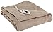 Biddeford Heated Plush Throw, Taupe