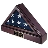 IMAGE OF FLAG SHADOW BOX and Pedestal