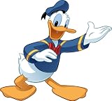 RoomMates RMK1512GM Donald Duck Peel and Stick Giant Wall Decal